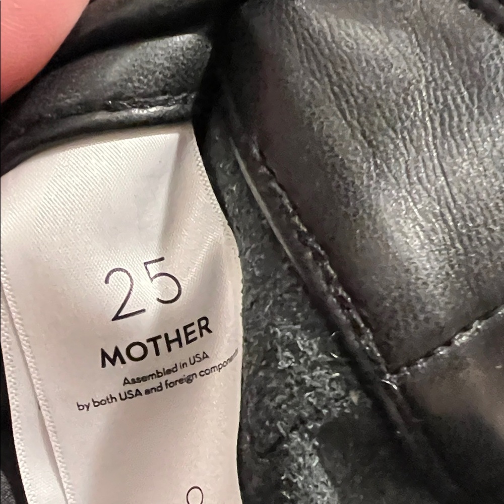 MOTHER Rider Leather Pant - Picture 5 of 7